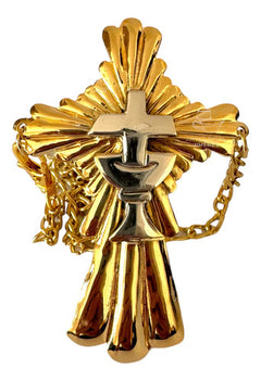 Portamicrofono Dorado Articulos Religiosos