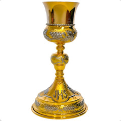 Caliz Para Iglesia O Capilla Con Patena T18 Peces Y Simbolos