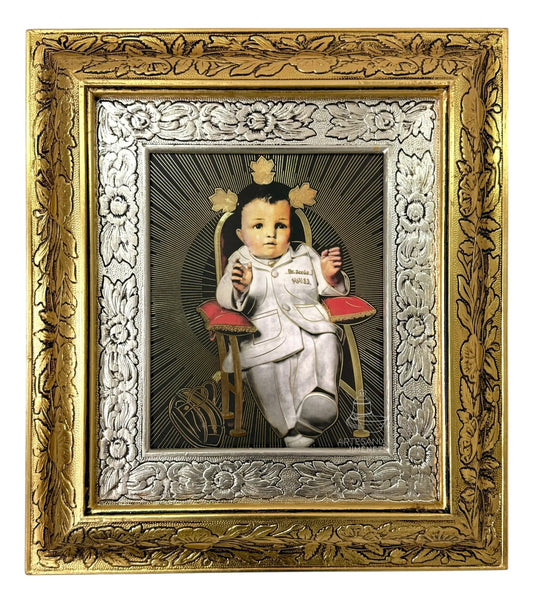 Cuadro del Niño Doctor, 45x40 cm, hecho a mano en México