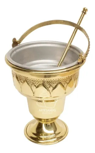 Acetre E Hisopo Para Agua Bendita Religioso A802 Chico