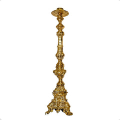 Candelero O Candelabro Barroco De 80 Cm De Bronce (1 Pieza) Bronce