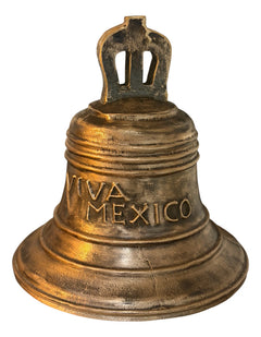 Bronze Wall Bell 10 kg Rustic Mexico 1810