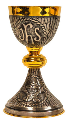 Caliz Copon Y Patena Liturgico Vaso Sagrado D06