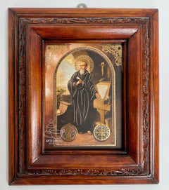 Cuadro San Benito C0002 Nogal Nogal