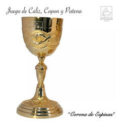 Caliz Copon Y Patena Para Iglesia O Capilla Espinas C307