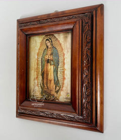 Cuadro Virgen De Guadalupe C00021 Nogal Nogal