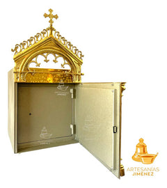 Sagrario O Tabernaculo De Bronce Tradicional Barroco