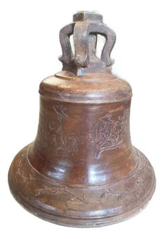 Campana De Bronce Rústica Para Iglesia De 50 Kg