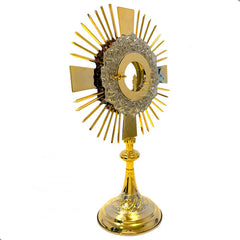 Custodia U Ostensorio Santísimo De Alpaca 52 Cm
