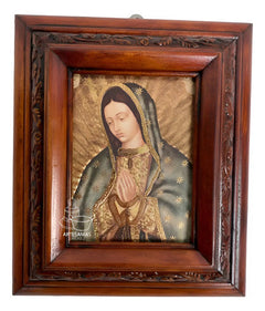 Cuadro Busto De La Virgen De Guadalupe C0009 Nogal Nogal