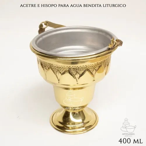 Acetre E Hisopo Para Agua Bendita Religioso A802 Chico
