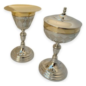 Caliz Y Copon Plateado Para Iglesia O Capilla C01