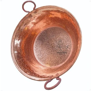 Cazo De Cobre De 22 Litros - Hecho A Mano 100% Cobre