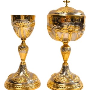 Caliz Copon Y Patena Liturgico Extra Grande