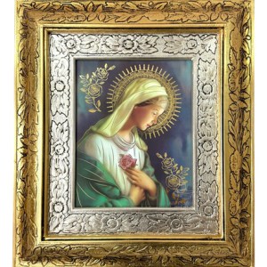Cuadro Rosa Mistica 45x40 Cm A913