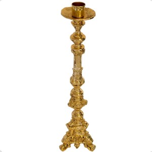Candelero O Candelabro Barroco De 80 Cm De Bronce (1 Pieza) Bronce