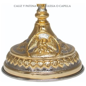 Caliz Para Iglesia O Capilla Con Patena T19 Vaso Sagrado