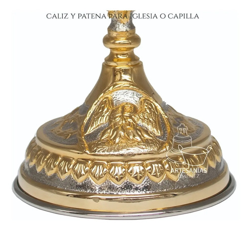 Caliz Para Iglesia O Capilla Con Patena T19 Vaso Sagrado