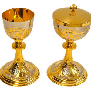 Caliz Copon Y Patena Liturgico Jhs Y Símbolos Litúrgicos C1