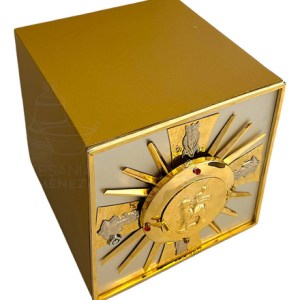 Sagrario Con Expositor De Santísimo 30x30 Cordero De Dios S1