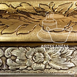 Cuadro De La Natividad 45x40 Cm A0905 Combinado Oro Y Plata Oro Y Plata
