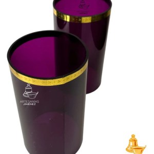 Acrílicos O Pantallas 11.5x19 Cm Para Candelero Color Morado