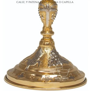 Caliz Para Iglesia O Capilla Con Patena T21 Vaso Sagrado