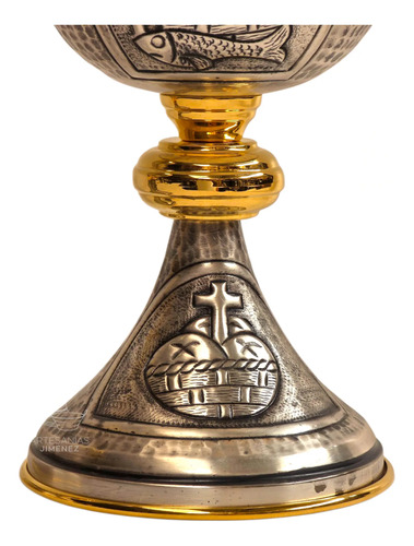 Caliz Copon Y Patena Liturgico Vaso Sagrado D03