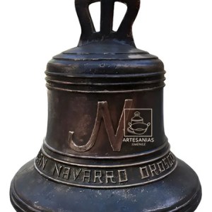 Campana Antigua O Rustica Personalizada De Bronce