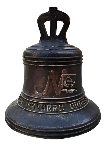 Campana Antigua O Rustica Personalizada De Bronce