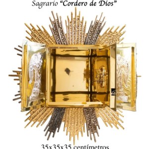 Sagrario Con Expositor De Santísimo Cordero De Dios