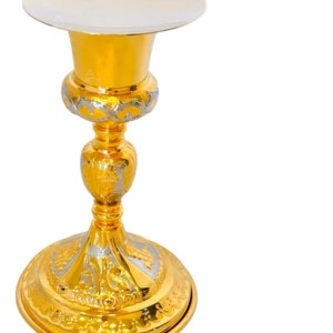 Caliz Para Iglesia O Capilla Con Patena Jhs Vaso Sagrado A1