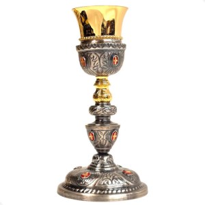 Caliz O Vaso Sagrado Para Iglesia O Capilla Cruz Pavonado C1