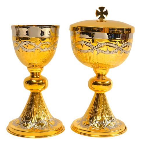 Caliz Copon Y Patena Liturgico Espinas C2