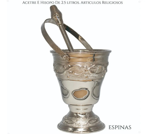 Acetre E Hisopo Litúrgico Articulos Religiosos Agua Bendita