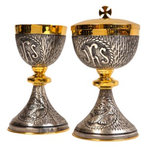 Caliz Copon Y Patena Liturgico Vaso Sagrado D01