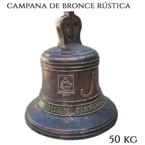 Campana Antigua O Rustica Personalizada De Bronce