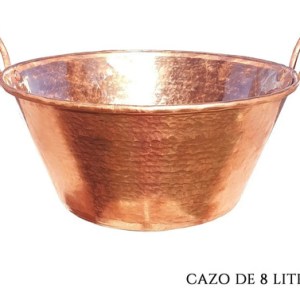 Cazo De Cobre De 8 Litros - Caso De Cobre Para Carnitas