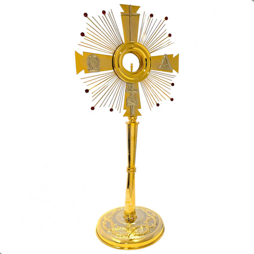 Custodia Eucarística Ostensorio Santísimo 1 M Alfa Y Omega