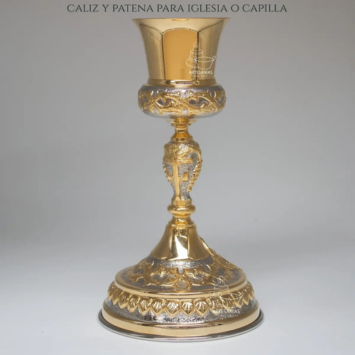 Caliz Para Iglesia O Capilla Con Patena T19 Vaso Sagrado