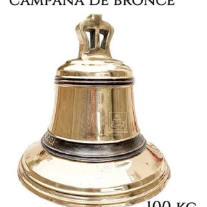 Campana De 100 Kilogramos Cobre Y Bronce, Iglesia, Capilla