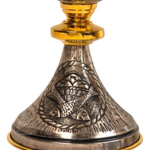 Caliz Copon Y Patena Liturgico Vaso Sagrado D01