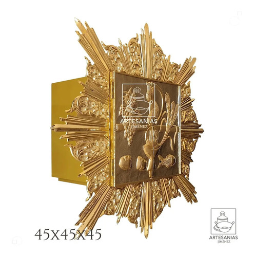 Sagrario Grande De Resplandor Con Expositor De Santísimo 24k