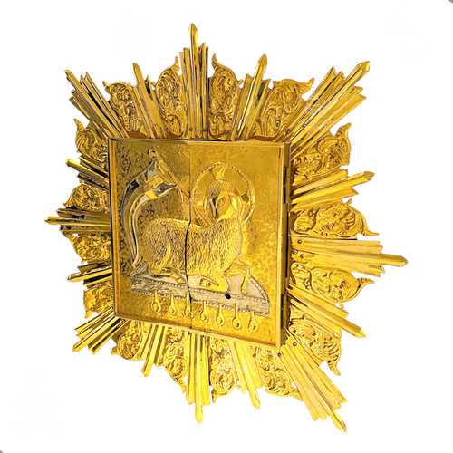 Sagrario Con Expositor Y Resplandor Cordero Iglesia 2 Puerta