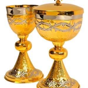 Caliz Copon Y Patena Liturgico Espinas C2