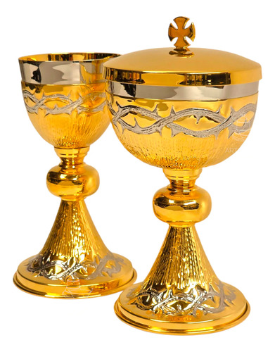 Caliz Copon Y Patena Liturgico Espinas C2