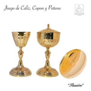 Caliz Copon Y Patena Para Iglesia O Capilla Litúrgico C305