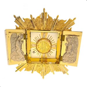 Sagrario Con Expositor Y Resplandor Cordero Iglesia 2 Puerta