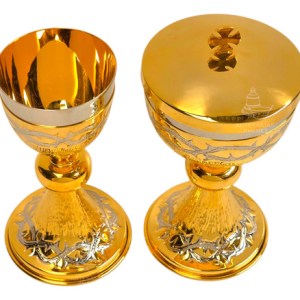 Caliz Copon Y Patena Liturgico Espinas C2