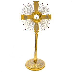 Custodia Eucarística Ostensorio Santísimo 1 M Alfa Y Omega